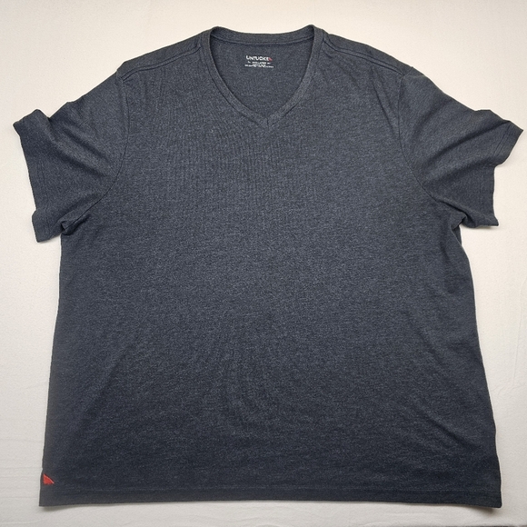 UNTUCKit Other - UNTUCKit Mens XXX Large V Neck T Shirt Gray Casual Short Sleeve Tee